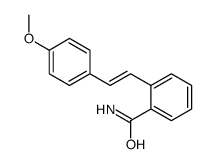 2-[2-(4-methoxyphenyl)ethenyl]benzamide结构式