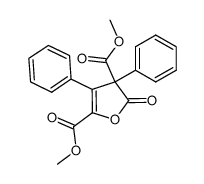 dimethyl 2-oxo-3,4-diphenyl-2,3-dihydrofuran-3,5-dicarboxylate Structure