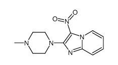 2-(4-methylpiperazin-1-yl)-3-nitroimidazo[1,2-a]pyridine结构式