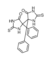 4,4'-diphenyl-2,2'-dithioxo-octahydro-[4,4']biimidazolyl-5,5'-dione Structure