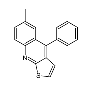 6-methyl-4-phenylthieno[2,3-b]quinoline结构式