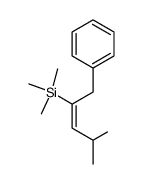 (E)-4-methyl-2-(trimethylsilyl)-1-phenyl-2-pentene Structure