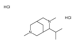 3,7-dimethyl-4-propan-2-yl-3,7-diazoniabicyclo[3.3.1]nonane,dichloride Structure