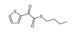 Oxo-thiophen-2-yl-thioacetic acid S-butyl ester Structure