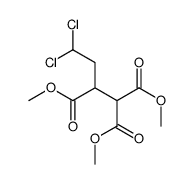 trimethyl 4,4-dichlorobutane-1,1,2-tricarboxylate Structure
