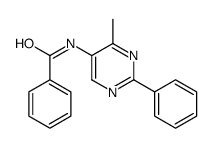 N-(4-methyl-2-phenylpyrimidin-5-yl)benzamide结构式