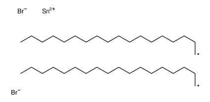 dibromo(dioctadecyl)stannane Structure