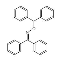 N-benzhydryloxy-1,1-diphenyl-methanimine结构式