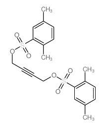 Benzenesulfonic acid,2,5-dimethyl-, 2-butyne-1,4-diyl ester (9CI) Structure