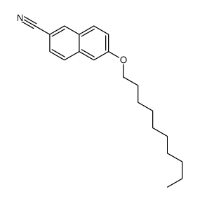 6-decoxynaphthalene-2-carbonitrile结构式