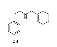 4-[2-(cyclohexen-1-ylmethylamino)propyl]phenol结构式