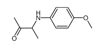 3-((4-methoxyphenyl)amino)butan-2-one结构式