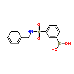 [3-(Benzylsulfamoyl)phenyl]boronic acid Structure