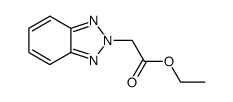 2H-Benzotriazole-2-acetic acid ethyl ester结构式