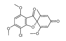 (+)-dehydrogriseofulvin Structure