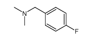 BENZENEMETHANAMINE, 4-FLUORO-N,N-DIMETHYL- Structure