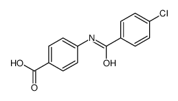 4-[(4-chlorobenzoyl)amino]benzoic acid Structure