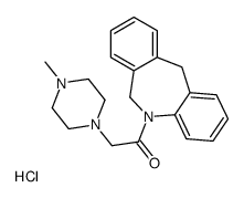1-(6,11-dihydrobenzo[c][1]benzazepin-5-yl)-2-(4-methylpiperazin-1-yl)ethanone,hydrochloride Structure