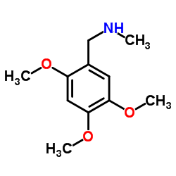 N-Methyl-1-(2,4,5-trimethoxyphenyl)methanamine Structure