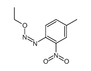 (Z)-1-ethoxy-2-(4-methyl-2-nitrophenyl)diazene Structure