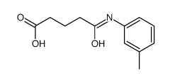 5-[(3-甲基苯基)氨基]-5-羰基戊酸结构式
