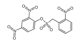 2,4-dinitrophenyl (2-nitrophenyl)methanesulfonate Structure