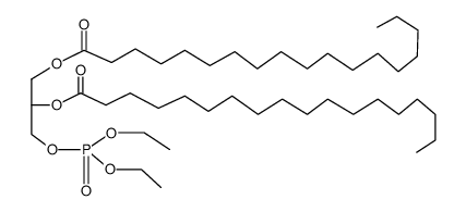 diethyl 1,2-di-O-stearoyl-rac-glycerol 3-phosphate结构式