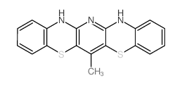 13-Methyl-5H,7H-12,14-dithia-5,6,7-triaza-pentacene structure