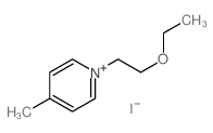 Pyridinium,1-(2-ethoxyethyl)-4-methyl-, iodide (1:1) structure