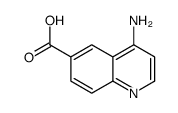 6-Quinolinecarboxylicacid,4-amino-(9CI) Structure