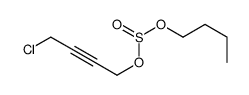 1-butoxysulfinyloxy-4-chloro-but-2-yne结构式