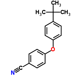 4-(4-TERT-BUTYLPHENOXY)BENZONITRILE结构式