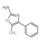5-Methyl-4-phenyl-1,3-selenazol-2(3H)-imine结构式