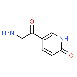 2(1H)-Pyridinone,5-(aminoacetyl)- (9CI) Structure