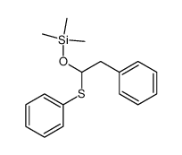 trimethyl(2-phenyl-1-(phenylthio)ethoxy)silane Structure