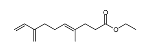 ethyl 4-methyl-8-methylene-(E)-4,9-decadienoate结构式