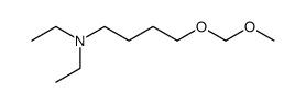 N,N-diethyl-4-(methoxymethoxy)butan-1-amine结构式