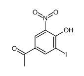 1-(4-hydroxy-3-iodo-5-nitrophenyl)ethanone结构式