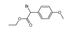 ethyl 2-bromo-2-(4-methoxyphenyl)acetate Structure