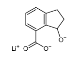 Lithium salt of 1-indanol-7-carboxylic acid Structure