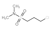 1-propanesulfonamide, 3-chloro-N,N-dimethyl- structure