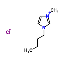 1-Butyl-3-methylimidazolium Chloride Structure
