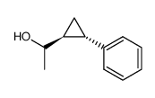 (trans)-1-(2-phenylcyclopropyl)ethanol Structure