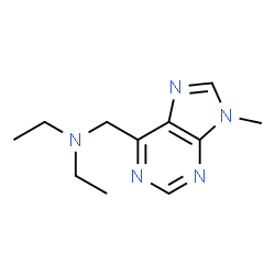 9H-Purine-6-methanamine,N,N-diethyl-9-methyl-(9CI) structure