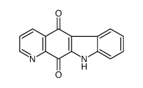 10H-pyrido[2,3-b]carbazole-5,11-dione结构式