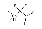 dimethyl(1,1,2,2-tetrafluoroethyl)stannane Structure