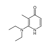 2-(diethylamino)-3-methyl-4-pyridinone Structure