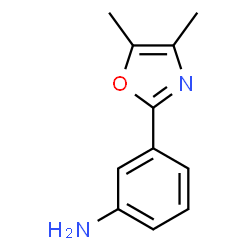 3-(4,5-DIMETHYL-OXAZOL-2-YL)-PHENYLAMINE structure