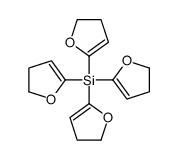 tetrakis(2,3-dihydrofuran-5-yl)silane Structure