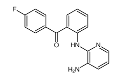 [2-[(3-aminopyridin-2-yl)amino]phenyl]-(4-fluorophenyl)methanone Structure